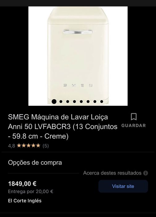 Maquina lavar louça smeg