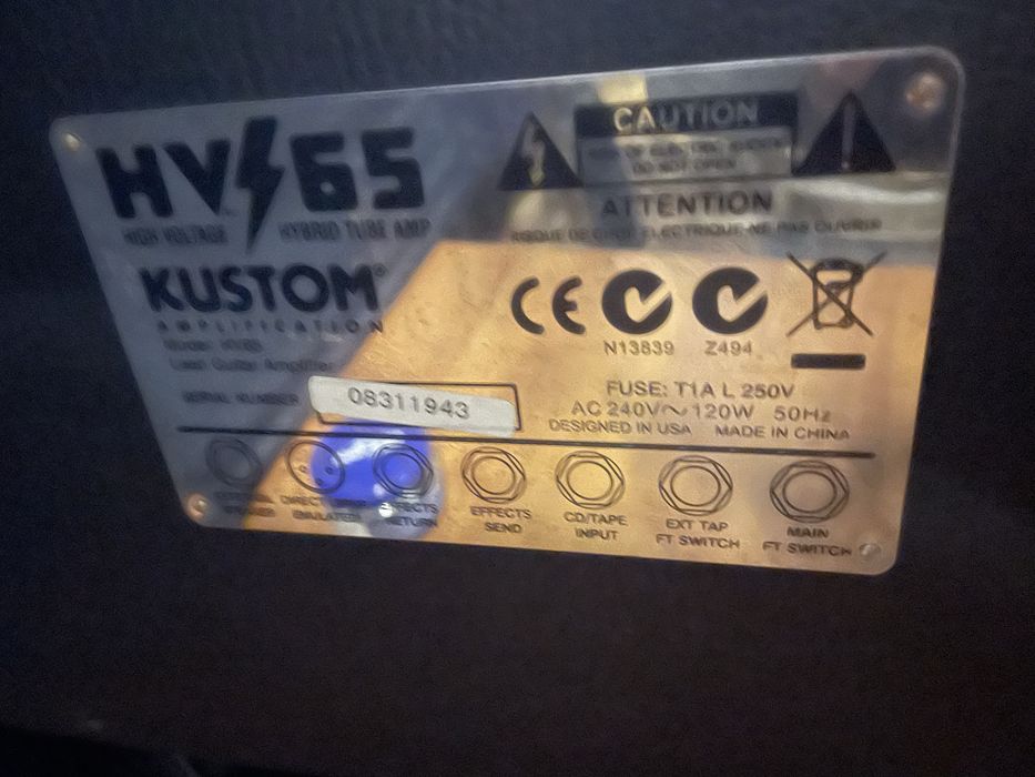 Комбопідсилювач Kustom 65