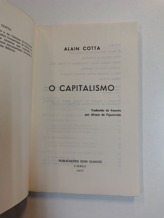 O Capitalismo, de Alain Cotta