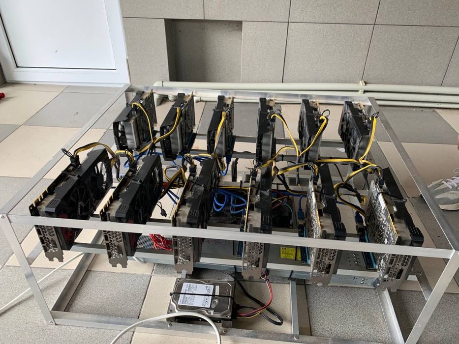 Ферма криптоферма 12 nvidia p104-100 8gb | 3060 3080 ethereum