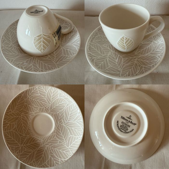 Вінтаж: елементи із сервізу Villeroy & Boch City Park , Damasco Weiss