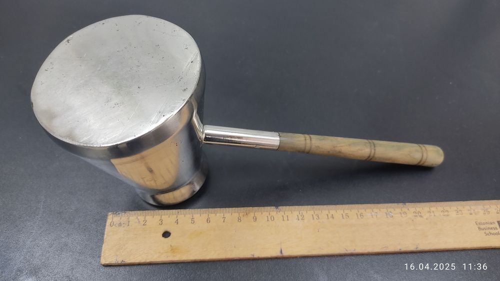 Турка для кофе (джезва) нержавейка ,170-200мл,  винтаж СССР,1959