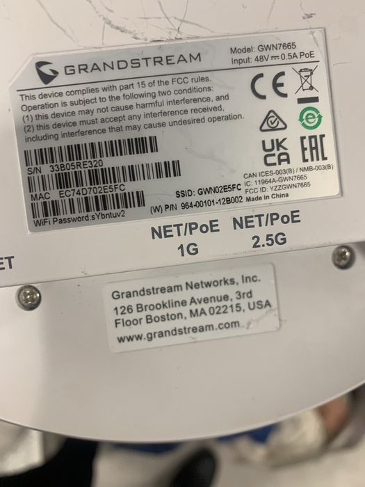 Kit 3 Access Points Grandstream Wi-Fi 6E Profissional