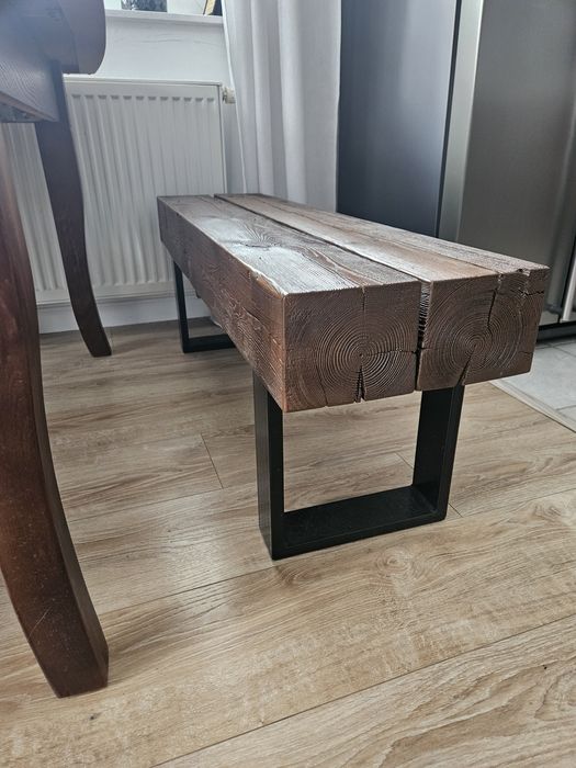 Ławka drewniana do salonu