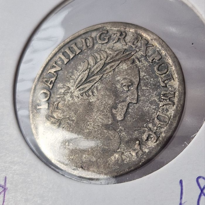 Moneta szóstak Jan III Sobieski 1680