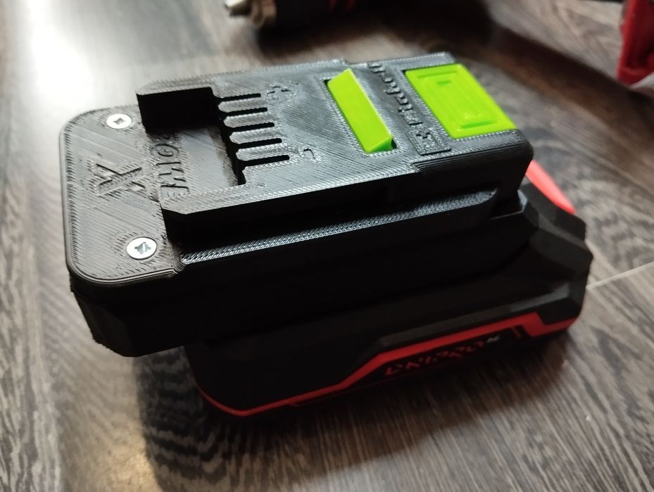 Адаптер перехідник акумулятор Dnipro-M на інструмент Einhell X-Change