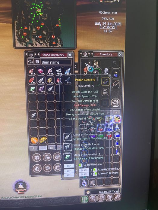 Vendo conta Metin2, server M2Classic