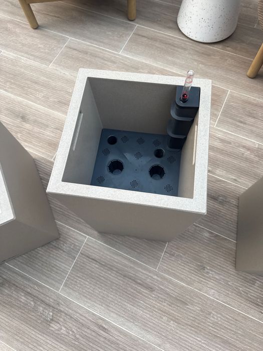 4 vasos LECHUZA CANTO Stone – 3 High 30 + 1 Low 40
