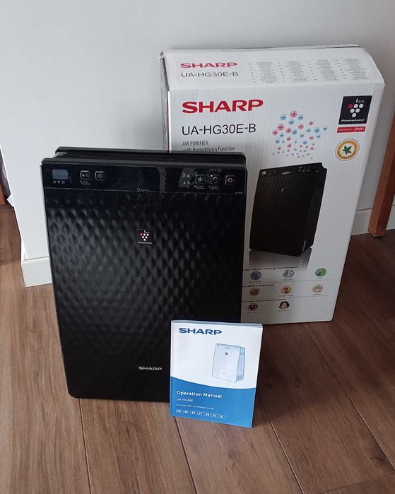 Oczyszczacz powietrza Sharp UA-HG30E-B z nawilżaczem