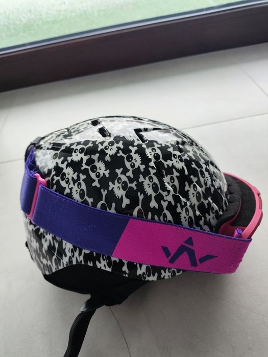 Kask Blizard rozmiar S plus gogle narciarskie