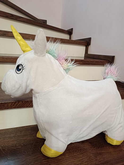 Іграшка-стрибун. Bambi MS. Конячка стрибунець.Єдиноріг-машина. Від 3 р