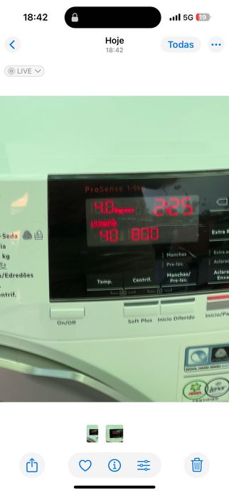 Máquina de Lavar Roupa - Até 10kg