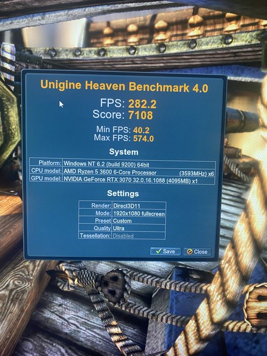 Pc gamer Ryzen 5 3600/rtx3070/16gb de ram