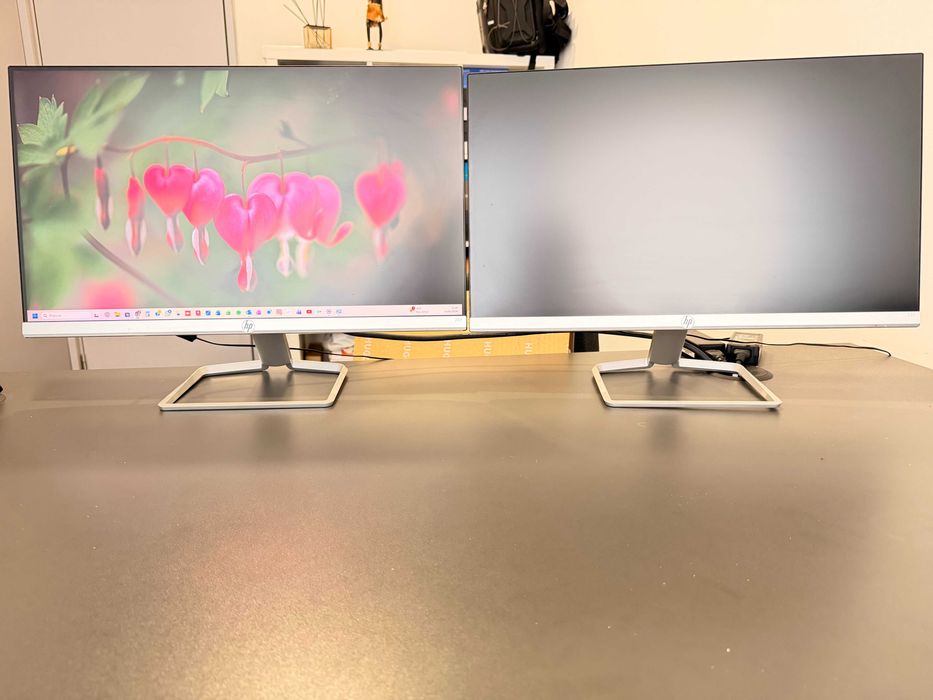 2xMonitor HP 24F (24'' - Full HD - LED IPS - FreeSync) Ultra-Slim