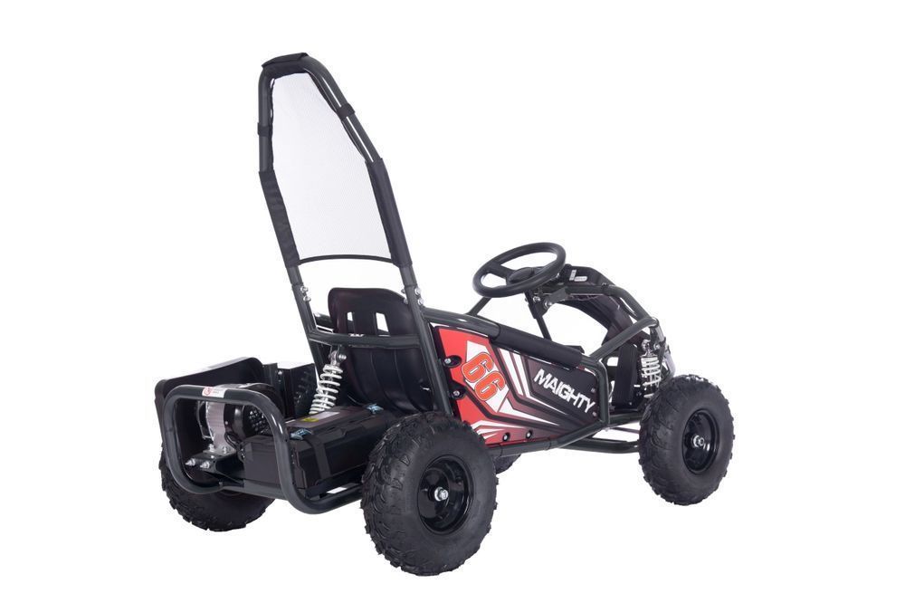 Buggy gokart MAIGHTY Czarny pojazd elektryczny - EkstraZabawki.pl