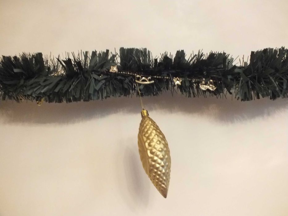 15m girlanda łańcuch lampki LED zielone ozdoby święta choinka Mikołaj