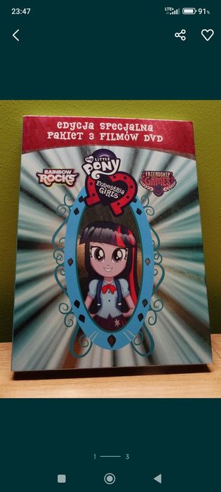 Dla Anny dvd equestria i fantazja