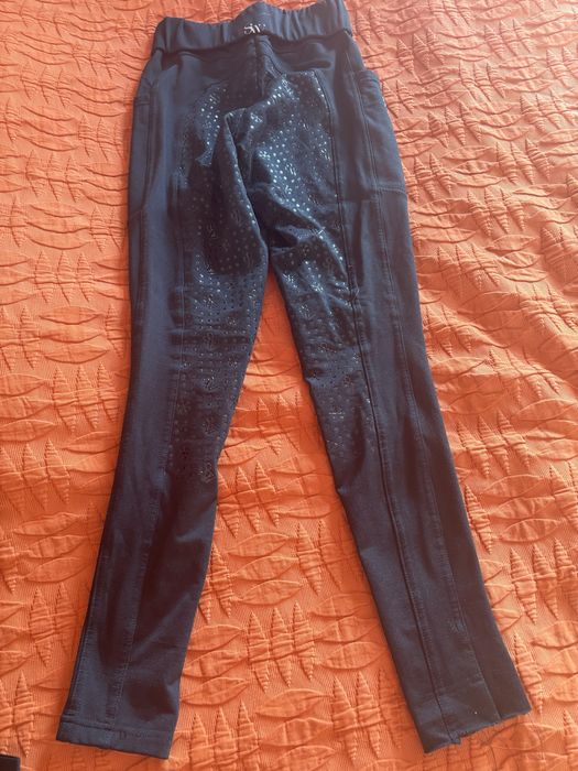 Bryczesy zimowe Silwear czarne XS