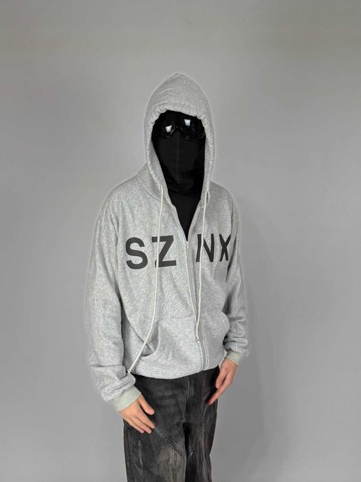 Yeezy YSY SZN X Худі hoodie зипка кофта сіра худи серая zip up CHINA
