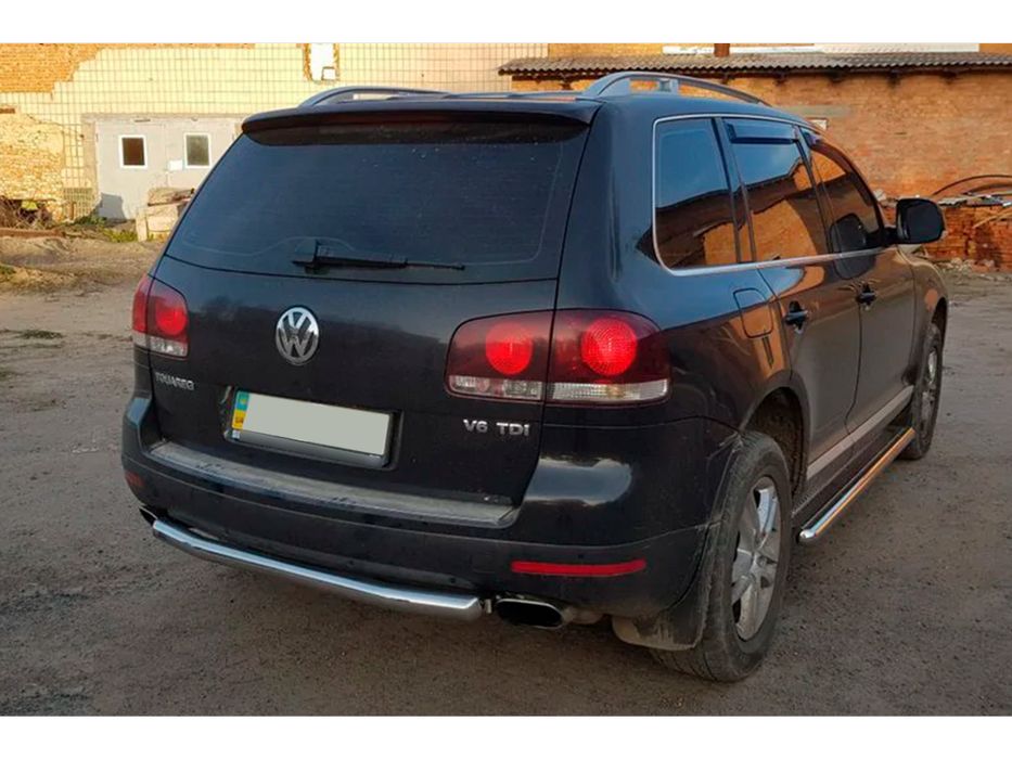 Задній захист AK002 для Volkswagen Touareg 2002-2010 Нержавіюча сталь (2 шт.)