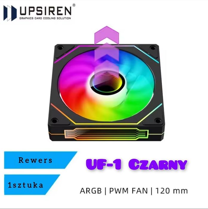 Wentylator Prism 4 PRO - rewers - aRGB / PWM - czarny