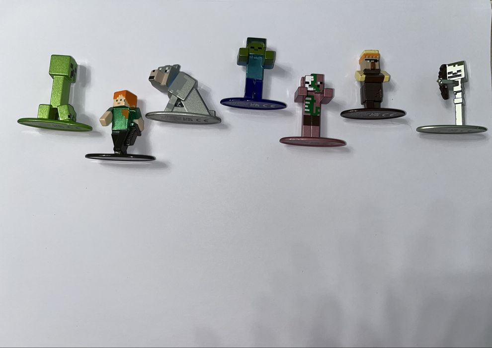 Фігурки металеві по грі «Minecraft»/«Майнкрафт»