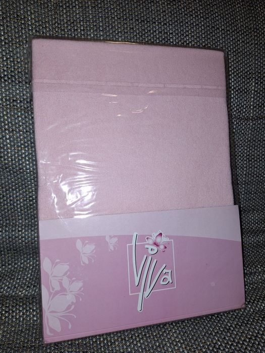 Наматрасник 90*200 2 шт білий і рожевий