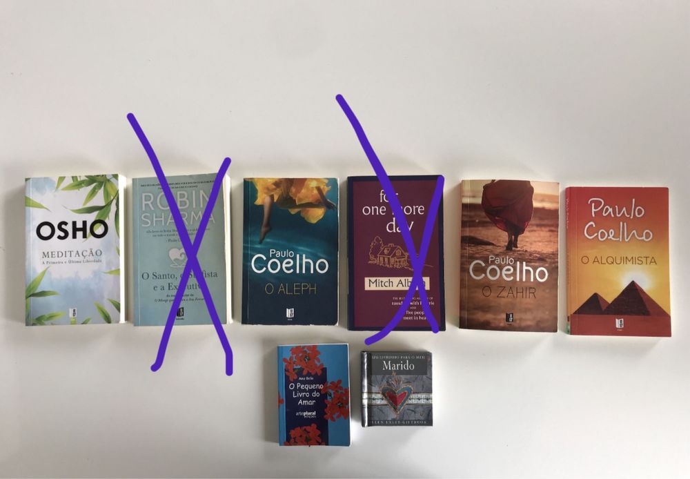 Livros Osho, Paulo Coelho, Anatomia do Espírito, The Magic