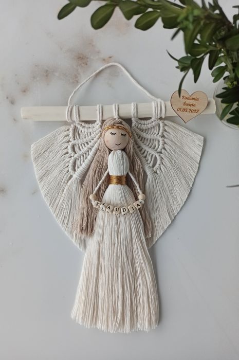 Aniołek 25 cm - Klaudia - Komunia Święta