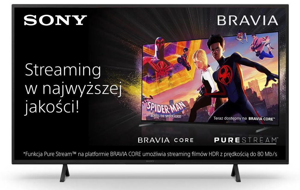 Nowy sony 43 cale 4k Google tv Android 43x75wl gw12m telewizor