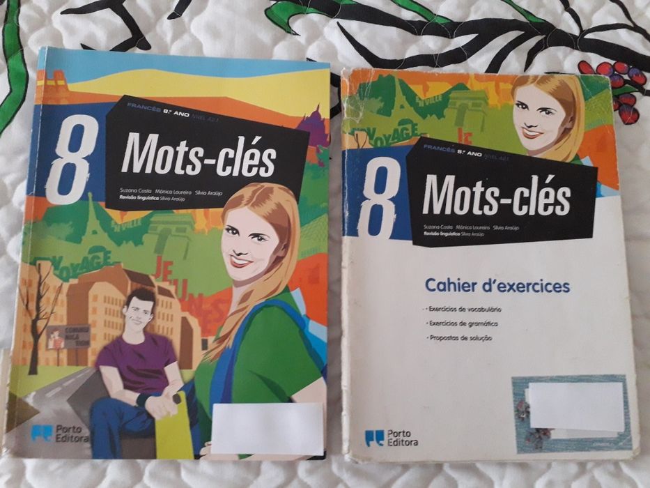 Mots-clés 8 - manual e caderno de exercícios de francês do 8 ano