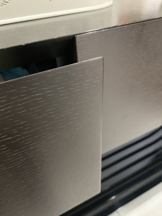 Móvel aparador wengé e preto