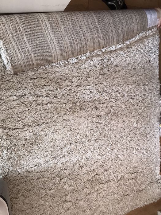 Dywan Gaser ikea 133*195 shaggy dywanik bezowy