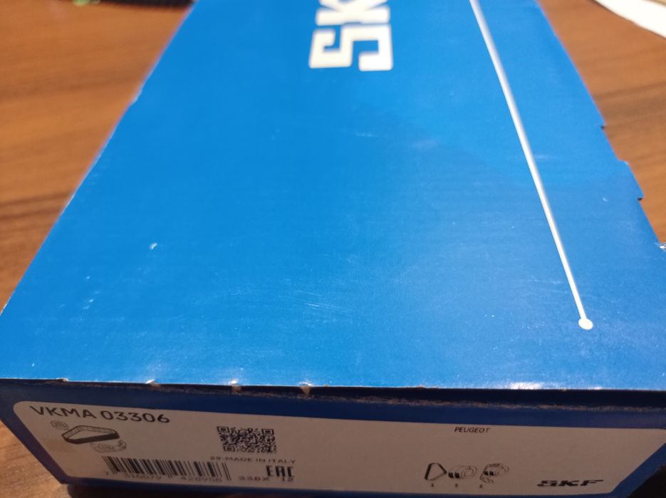 Комплект ГРМ (ремень + ролик) SKF VKMA03306 підходить до citroen C1/C3/C4/Peugeot 2008/208/301 1.2