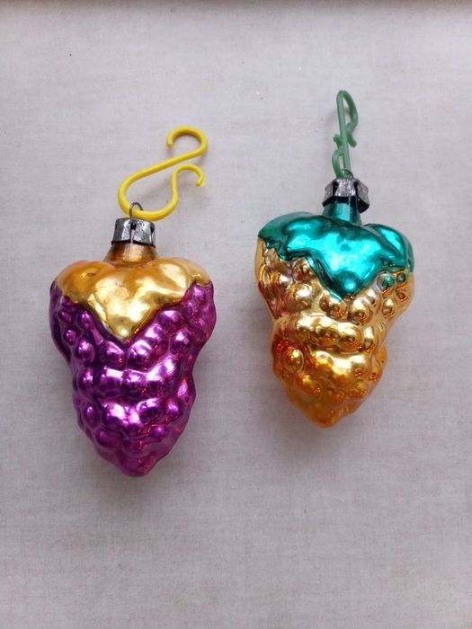 Bąbki choinkowe ozdoby PRL