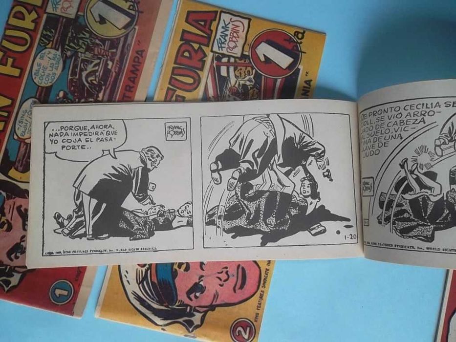 JUAN FURIA (Johnny Hazard) - Frank ROBBINS - Completo 24 livros (1951)