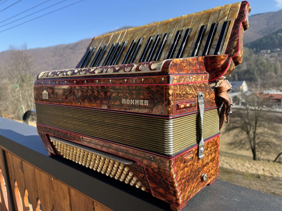 Akordeon Hohner Morino musette 5555  imperator 120 unikat