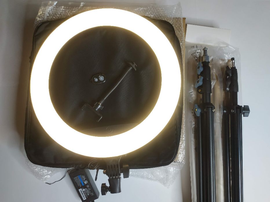 Максимальная комплектация - Большая кольцевая лампа 45cm/65W LED