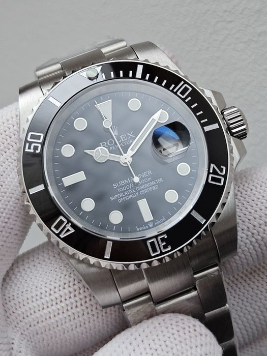 Швейцарские часы Rolex Submariner Black. Топ качество