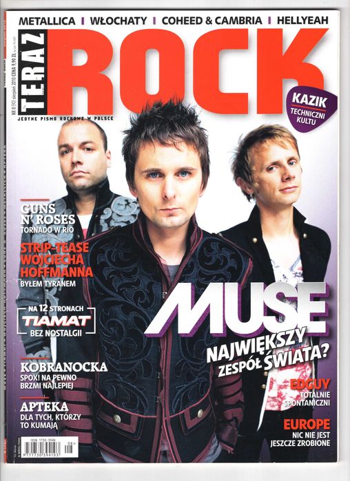 Teraz Rock 8(90) 2010 Muse, wkładka Tiamat