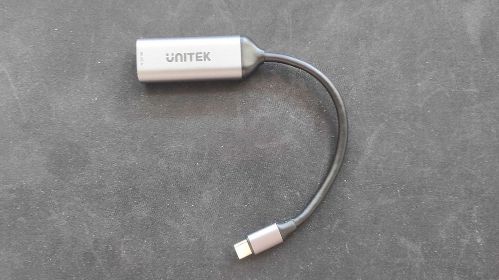 USB-C do DisplayPort 1.4 Adapter Unitek 4K 144Hz