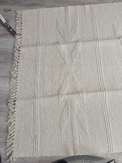 Zestaw dywanów duze białe ecru boho dywan chodnik