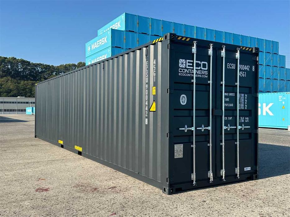 OKAZJA Kontener morski 40'HC nowy ONE WAY RAL7016