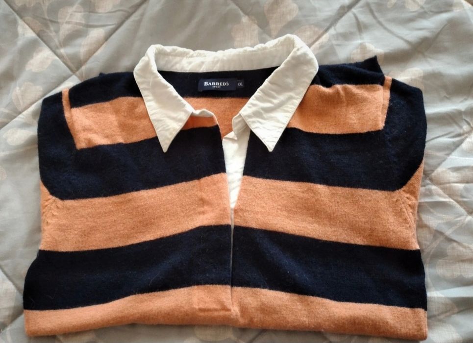 Pólo marca Barred' s Sport, tamanho XL