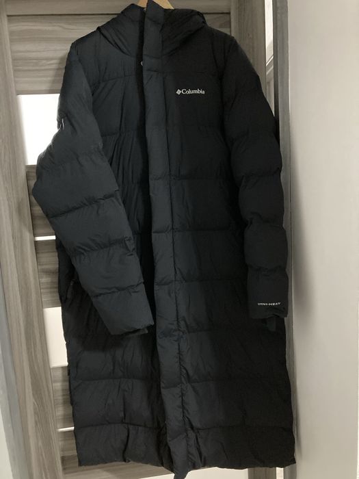 Пуховик Columbia original мужской длинный