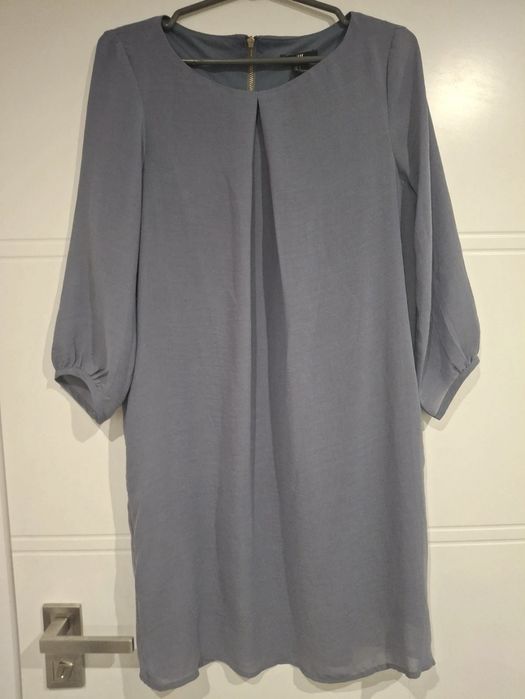 Popielata sukienka H&M