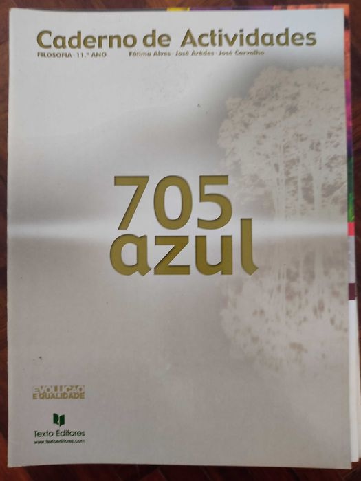 Livros escolares de diferentes anos de ensino e disciplinas