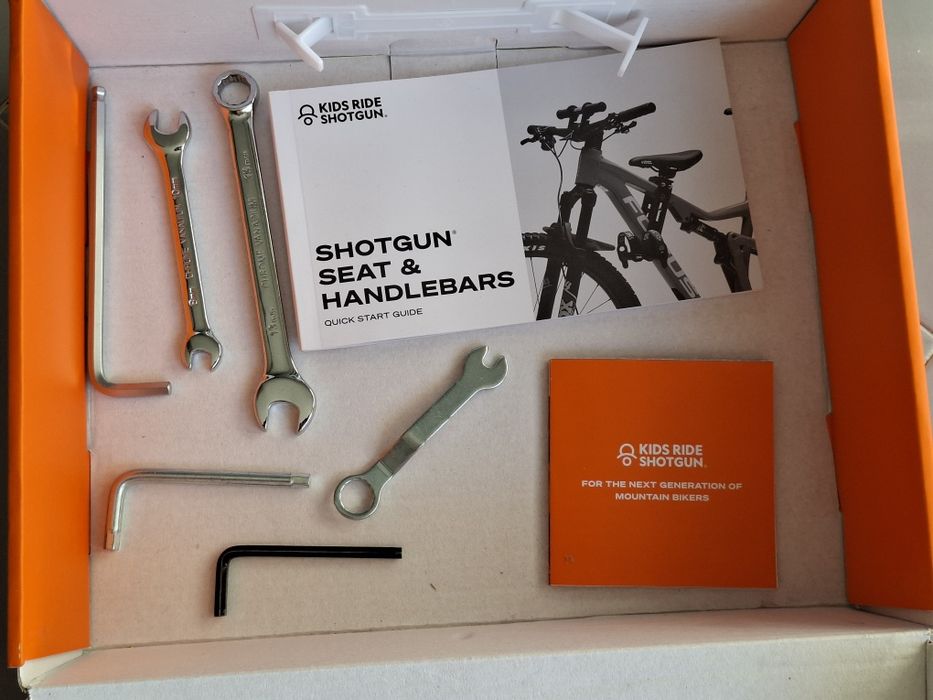 Acento criança bicicleta Shotgun
