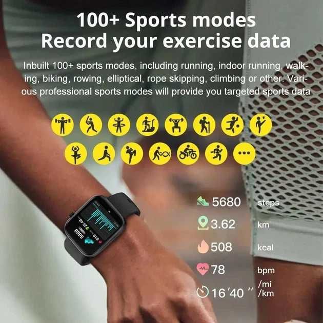Новий розумний водозахищений Смарт годинник Smart Watch