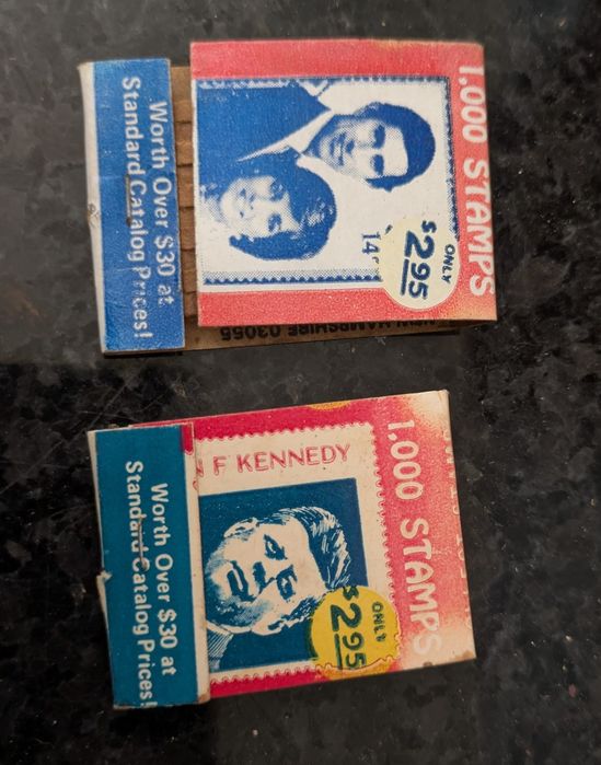 Stamps John F. Kennedy & Carlos e Princesa Diana 10€ CADA